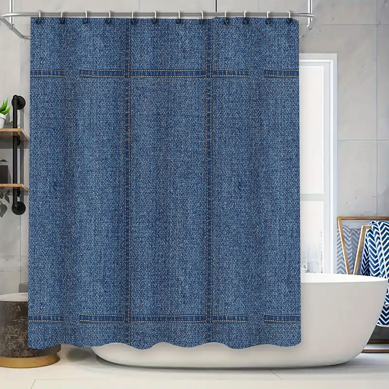 Shower Curtain Liner - Tenda da doccia moderna per fattoria,