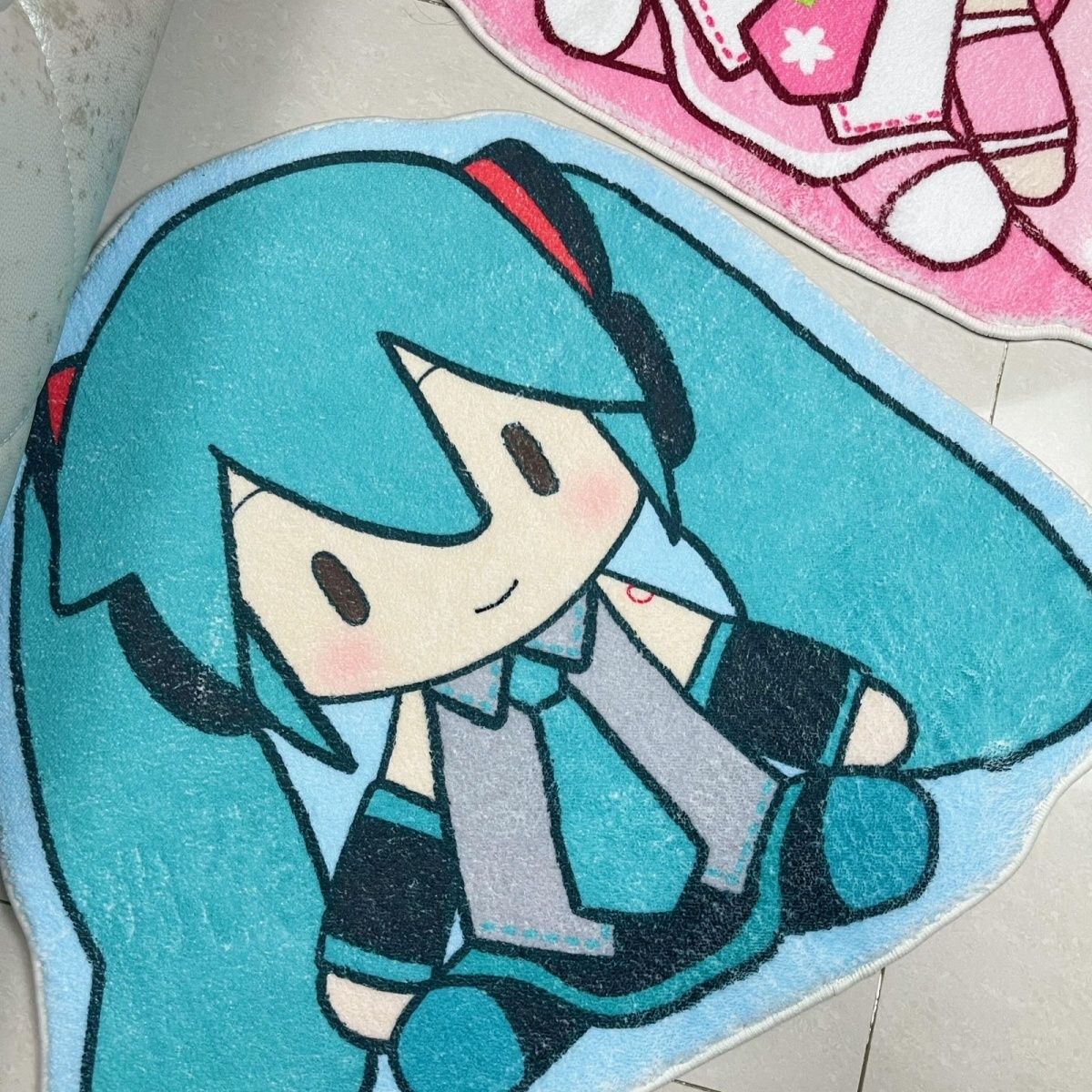 Home Goods Bathroom Accessories - Tappeto Kawaii Hatsune Miku, Tappetino Anime