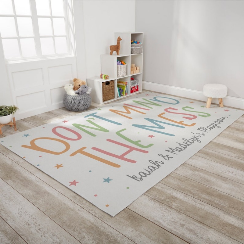 Home Bathroom Name - Tappeto personalizzato Tappetino da gioco con