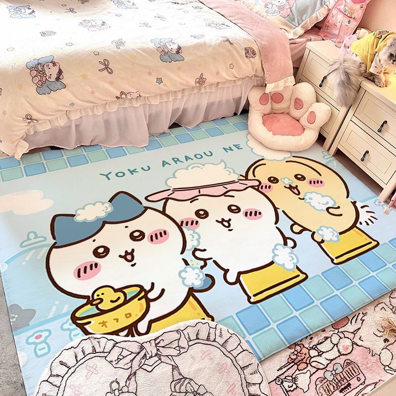 Home Goods Bathroom Rugs - Chiikawa, Hachiware, Usagi, Tappeto in Finto