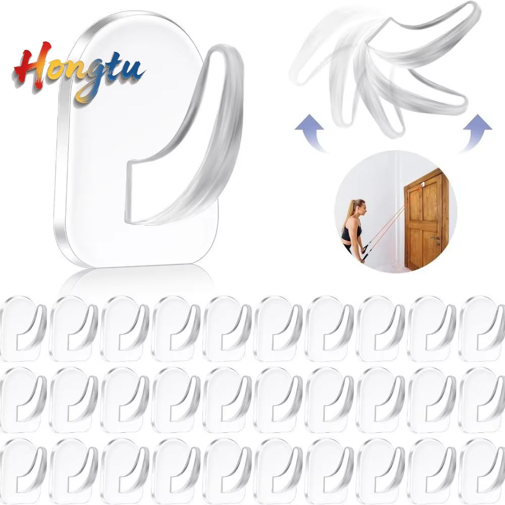 Home Bathroom Door - Mini ganci adesivi semplici da 10