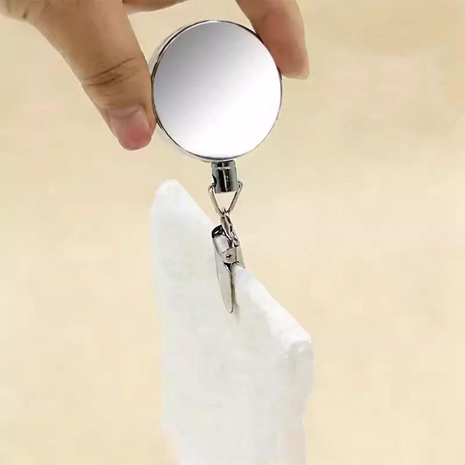 Home Bathroom Towels - Portasciugamani retrattile autoadesivo da parete con