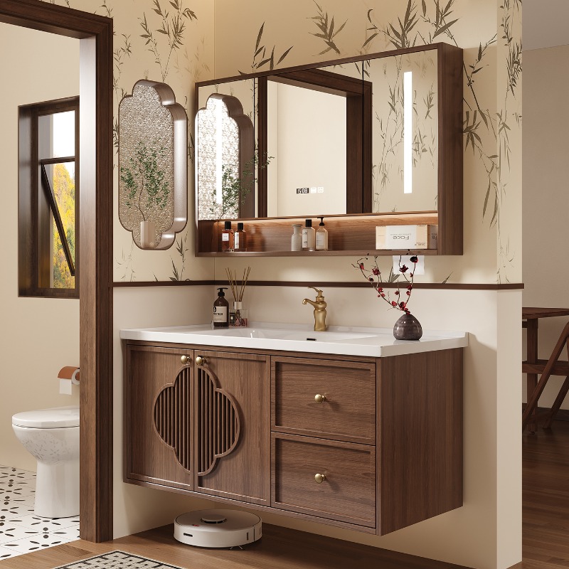 Home Bathroom Partition - Armadio moderno di lusso Cassetti di