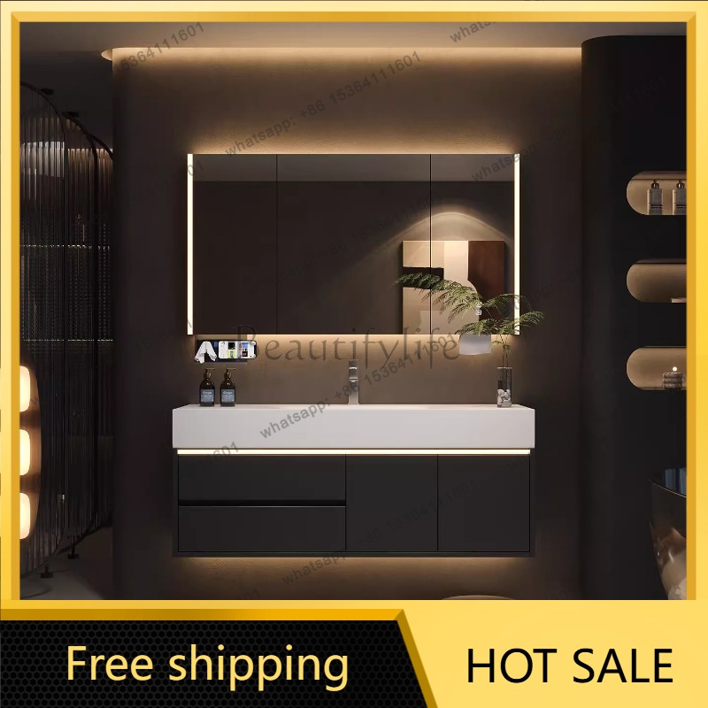 Home Bathroom Partition - Mobiletto YJ di Lusso con Cassetti,