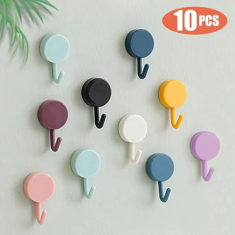 Home Bathroom Door - 5-15 Pezzi Ganci Adesivi Robusti Senza