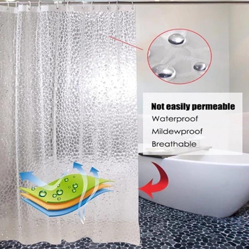 Tenda da doccia in PEVA traspa - Shower Curtain Liner recensione e prezzo