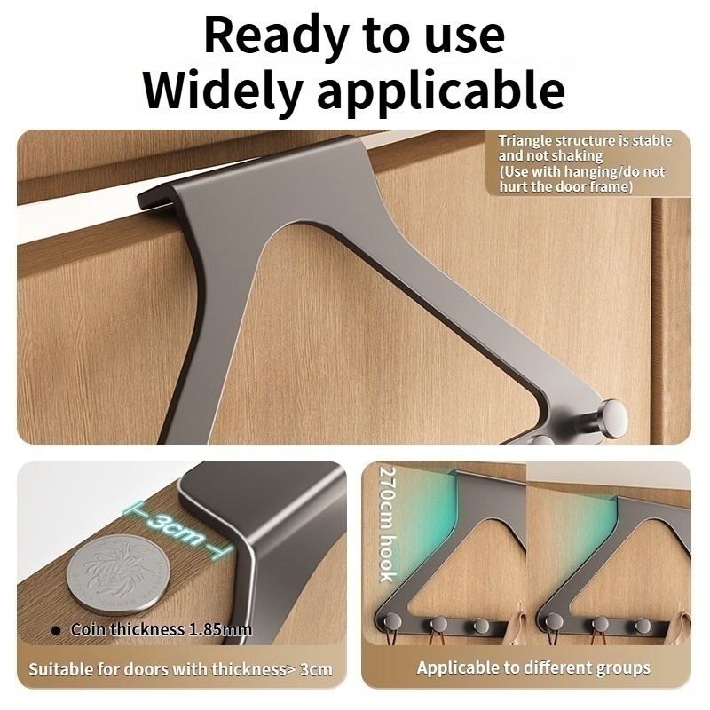 1 Pezzo Appendiabiti da Porta  - Home Bathroom Door recensione e prezzo