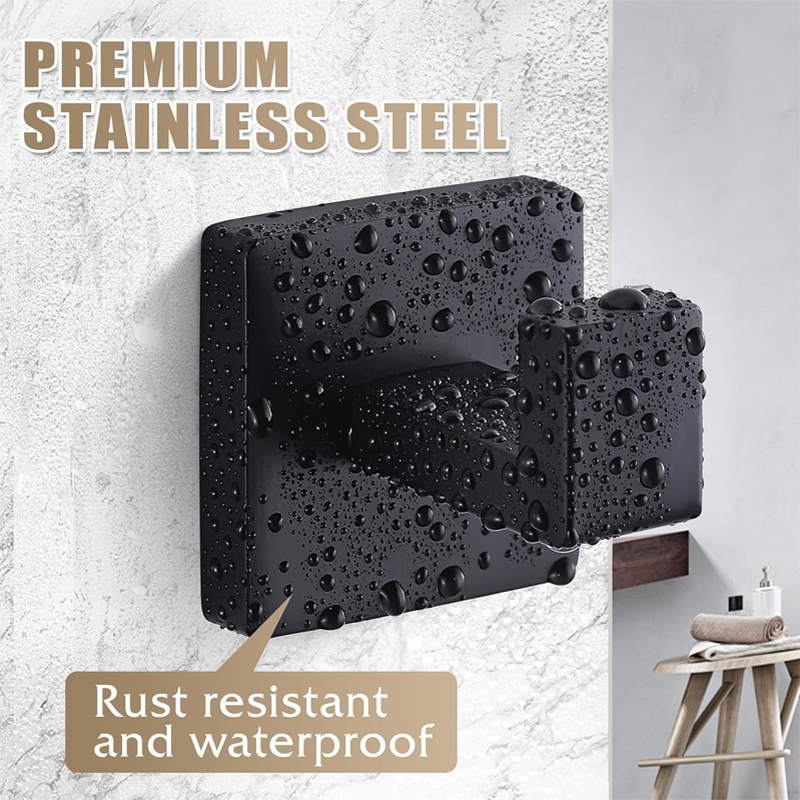 Gancio appendiabiti nero opaco - Home Bathroom Towels recensione e prezzo