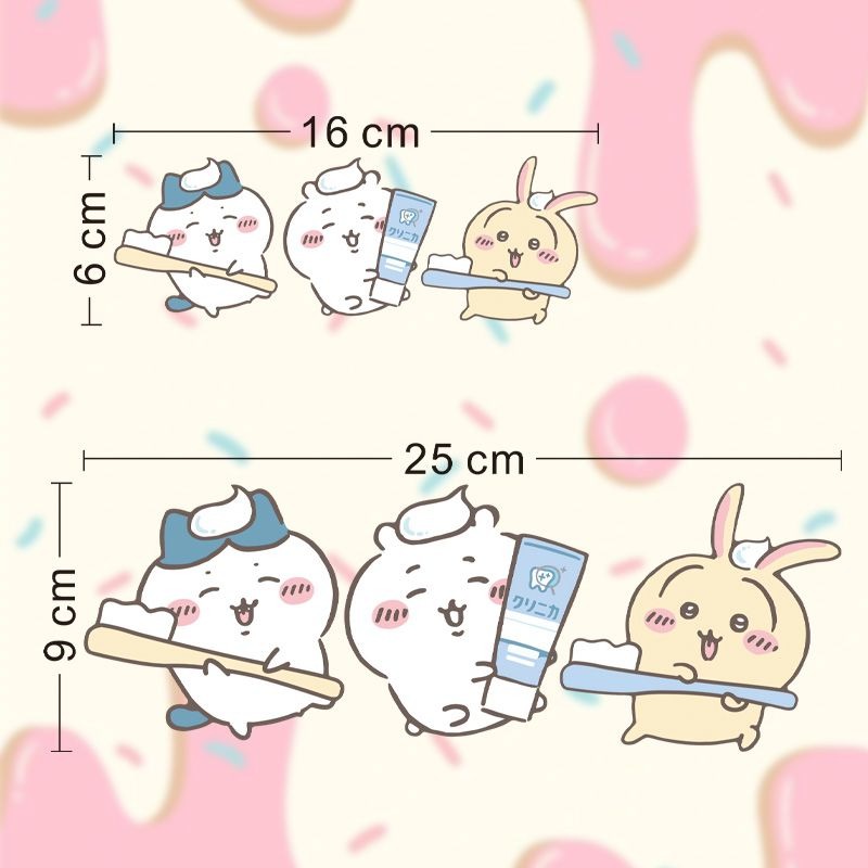 Adesivi per Specchio Chiikawa, - Home Goods Bathroom Accessories recensione e prezzo