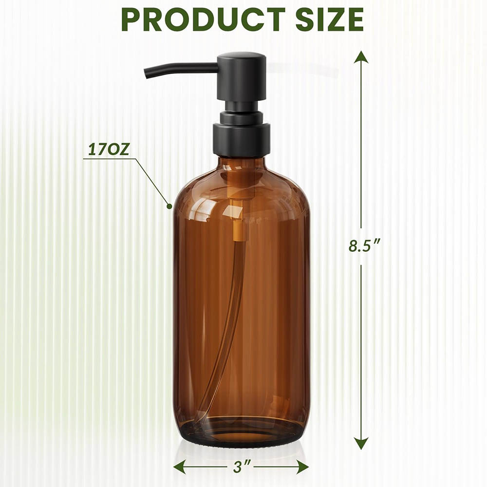 Dispenser di Sapone in Vetro A - Home Bathroom Soap Dispenser recensione e prezzo