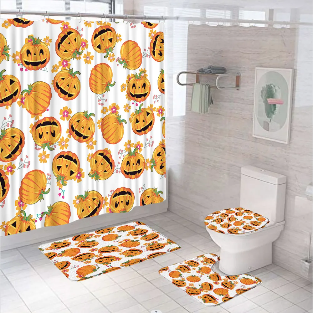 4 pezzi carino Halloween tende - Shower Curtain Liner recensione e prezzo