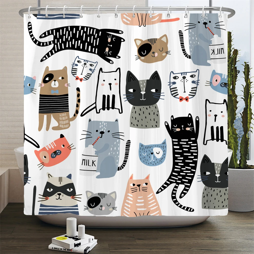 Tenda da doccia stampata con g - Shower Curtain Liner recensione e prezzo