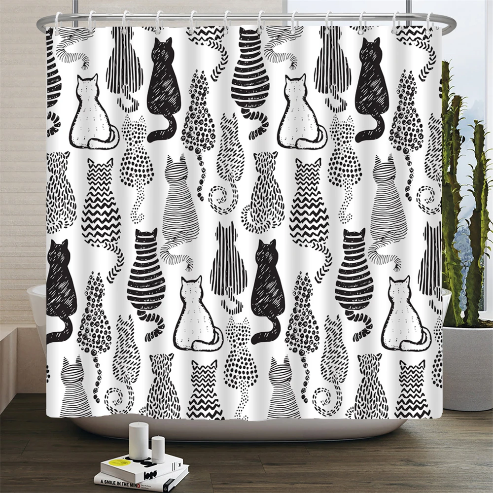 Tenda da doccia stampata con g - Shower Curtain Liner recensione e prezzo