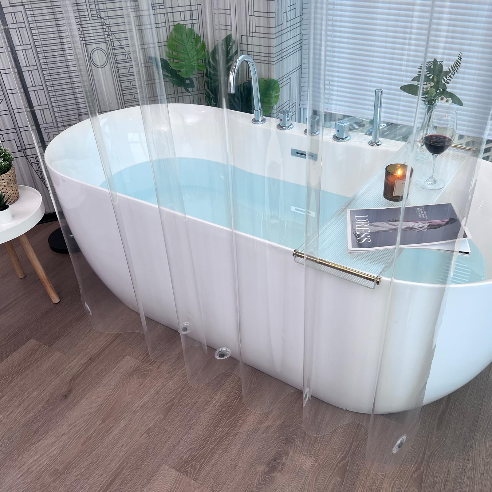 Tende da Doccia Trasparenti in - Shower Curtain Liner recensione e prezzo