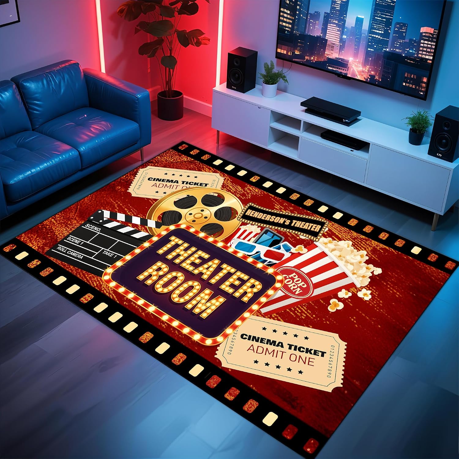 Tappeto da Cinema Personalizza - Home Bathroom Name recensione e prezzo