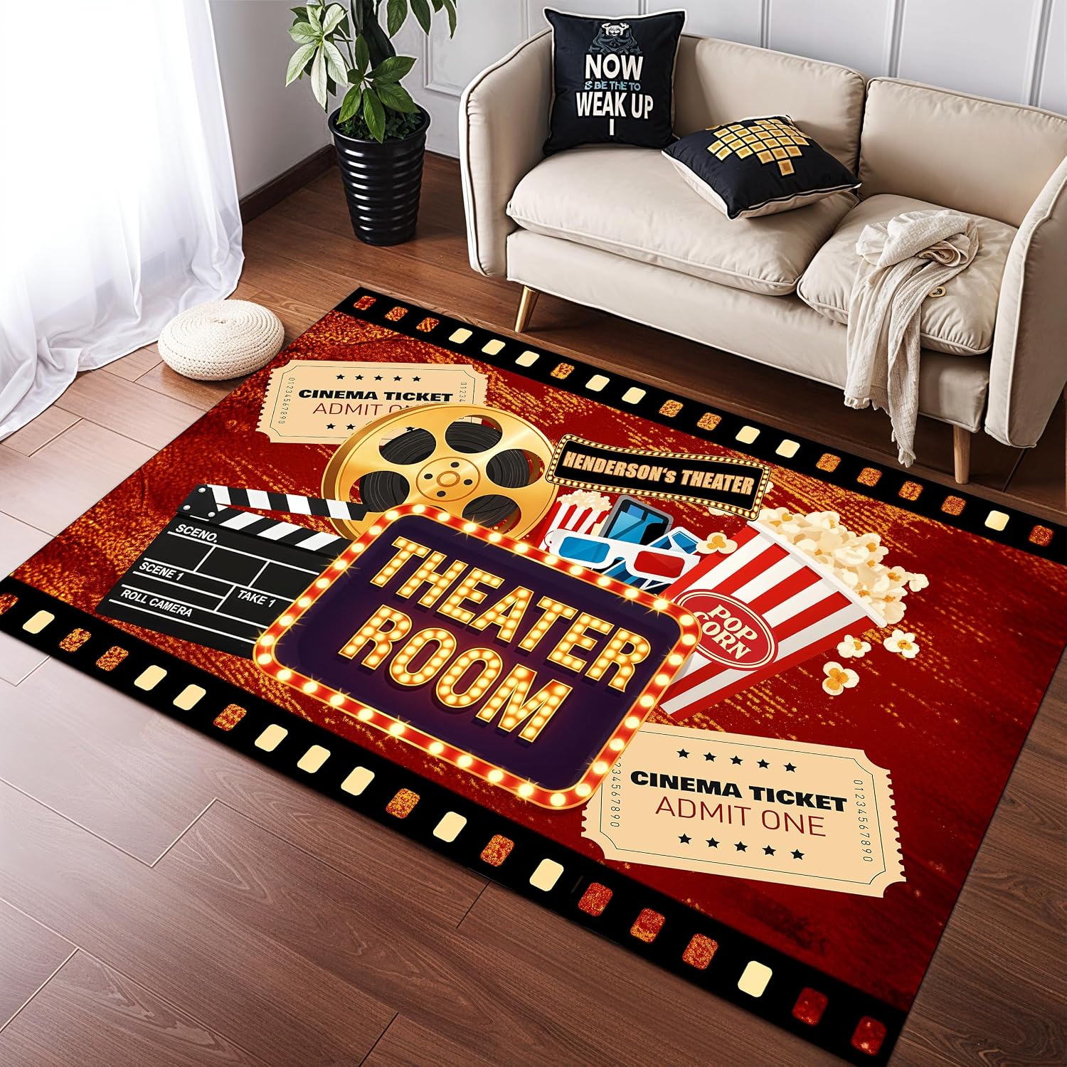Tappeto da Cinema Personalizza - Home Bathroom Name recensione e prezzo