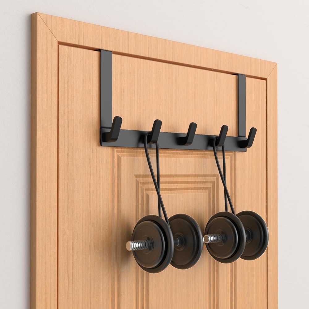 Appendiabiti da porta con 5 ga - Home Bathroom Door recensione e prezzo