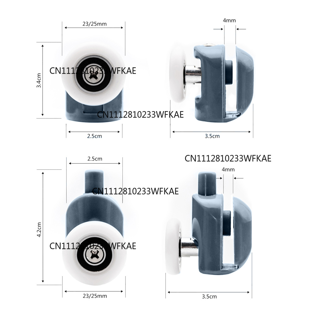8 Pezzi di Rulli per Porta Doc - Home Bathroom Door recensione e prezzo