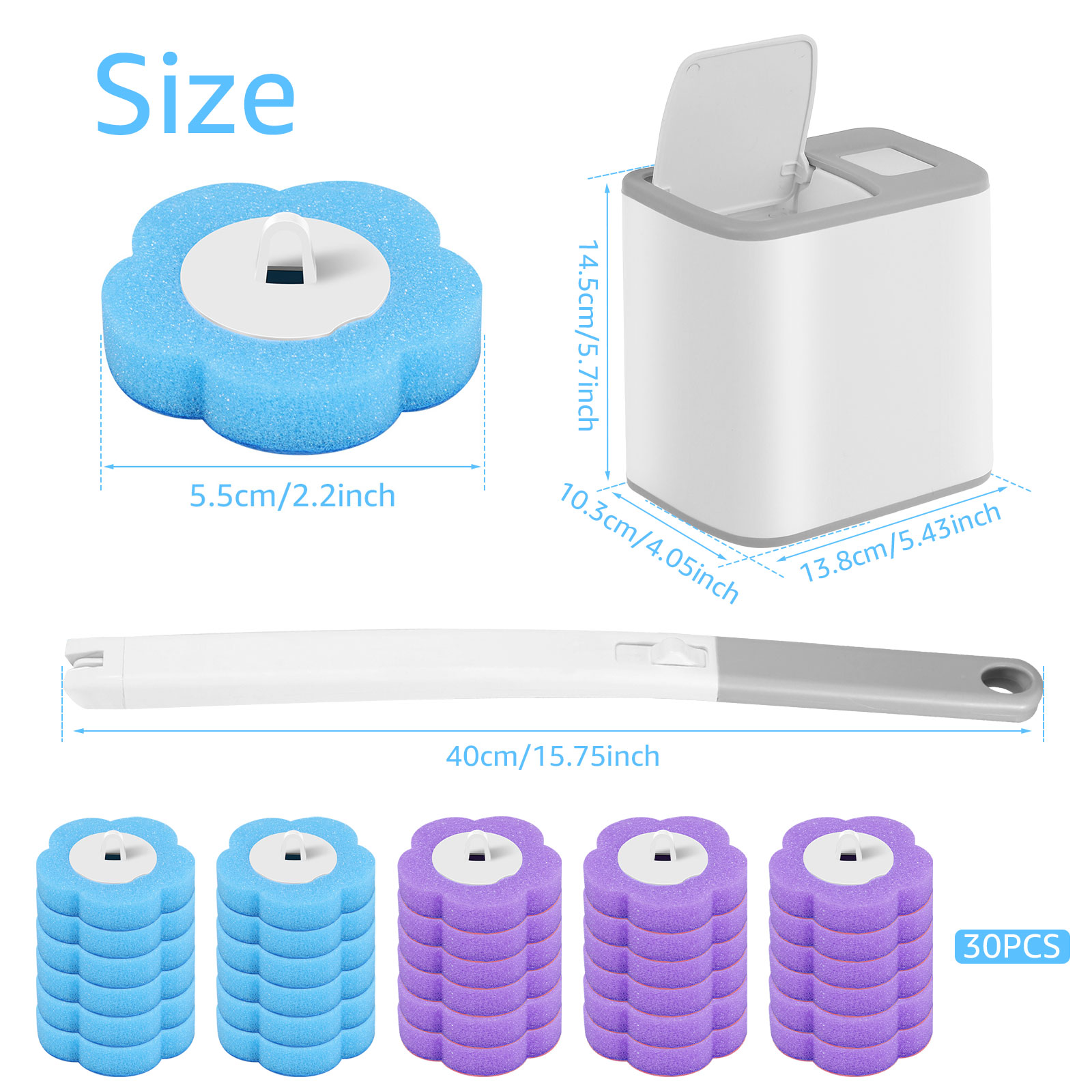 Set Spazzola per WC con Suppor - Home Bathroom Cleaning Kit recensione e prezzo