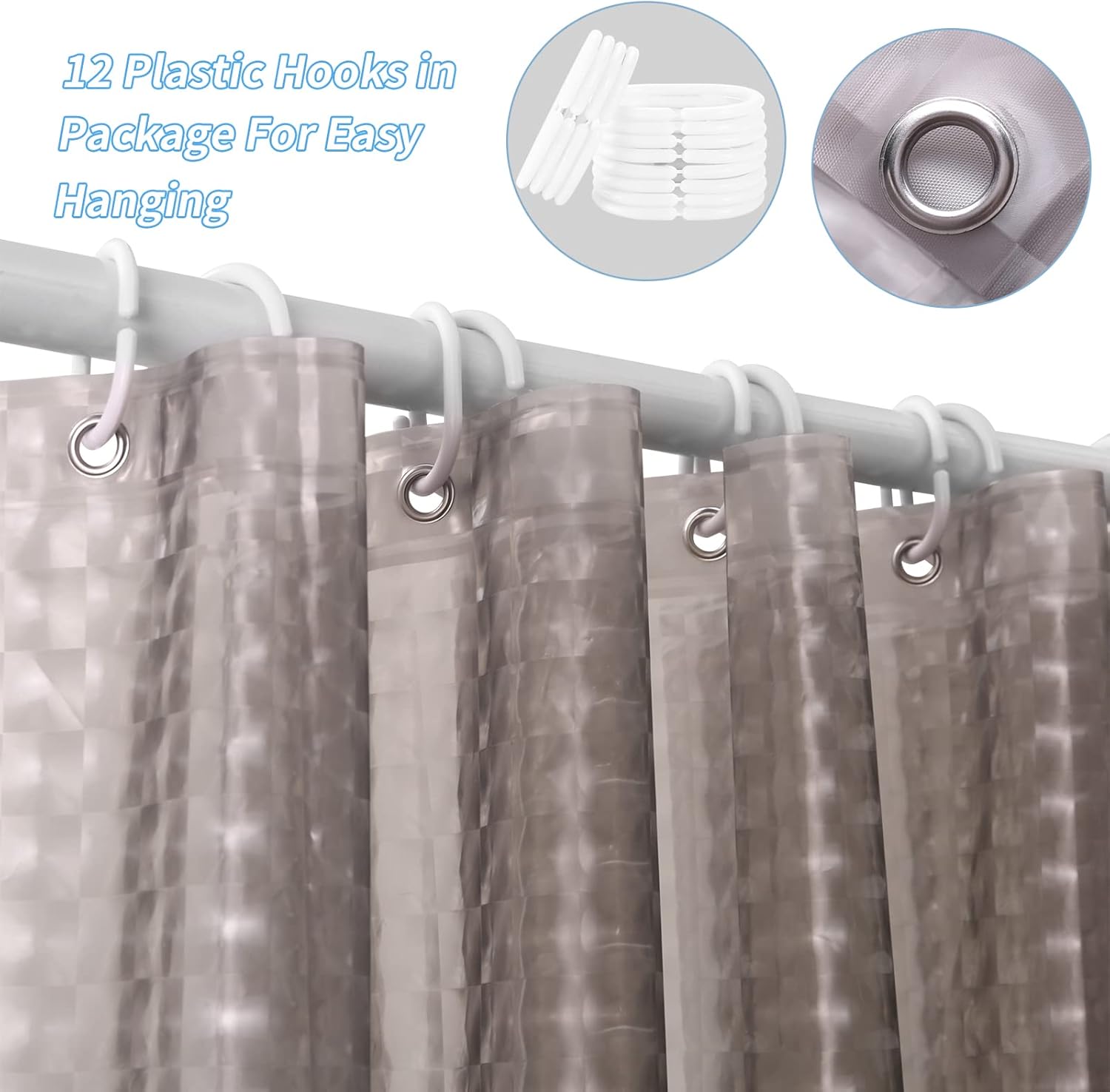 Tenda da doccia in cristallo g - Shower Curtain Liner recensione e prezzo