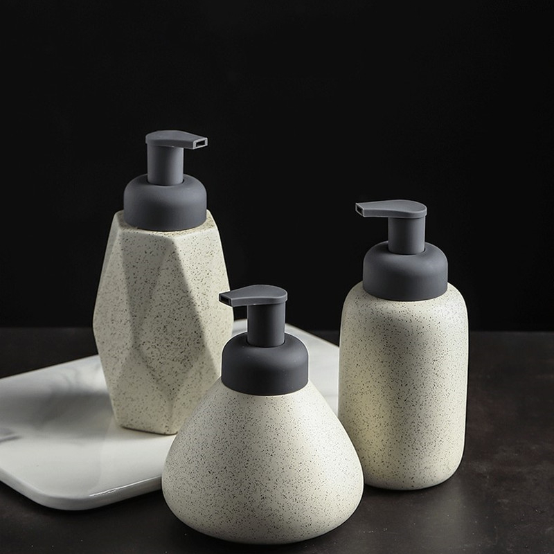 Dispenser di mousse in ceramic - Home Bathroom Soap Dispenser recensione e prezzo