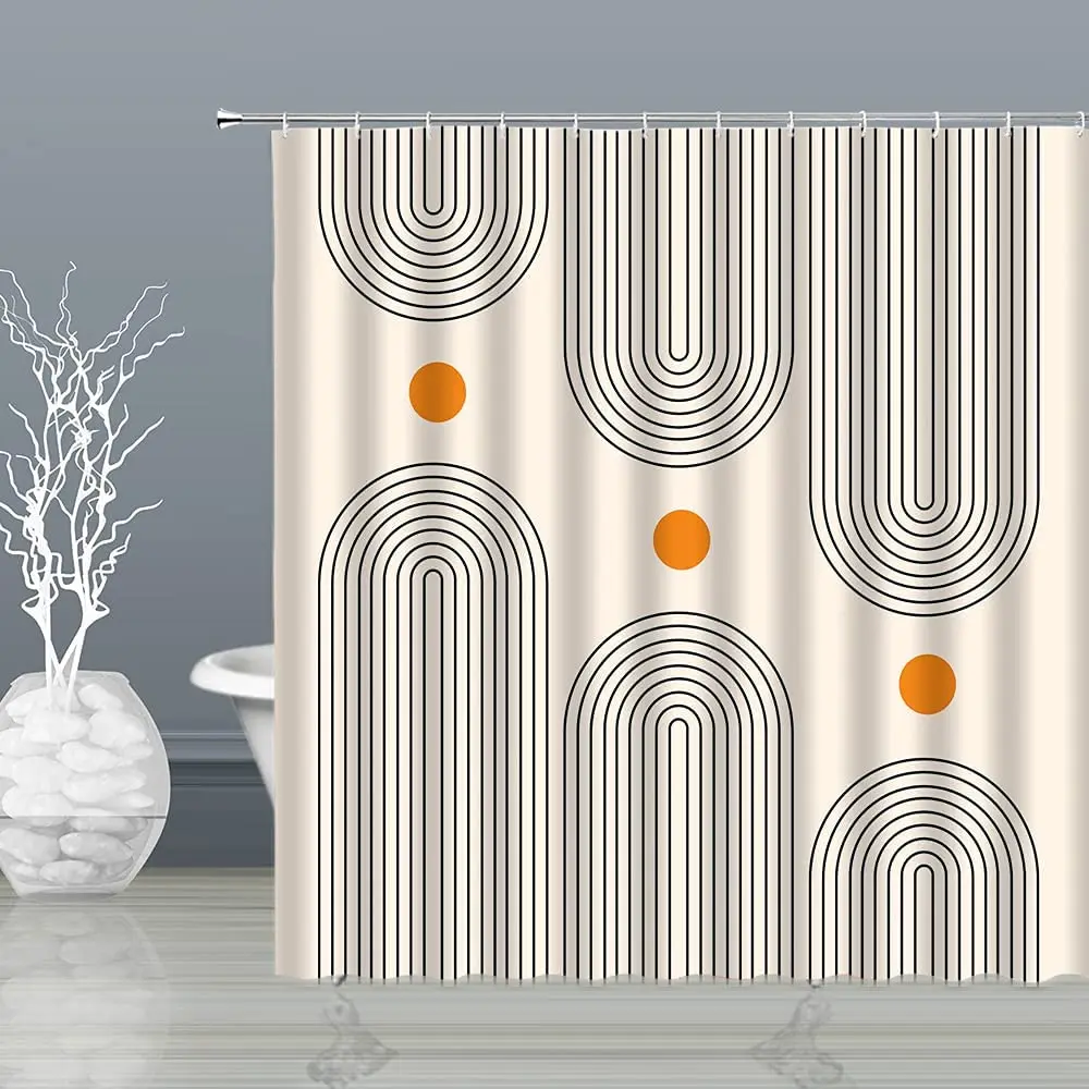 senza cornice astratta metà se - Shower Curtain Liner recensione e prezzo