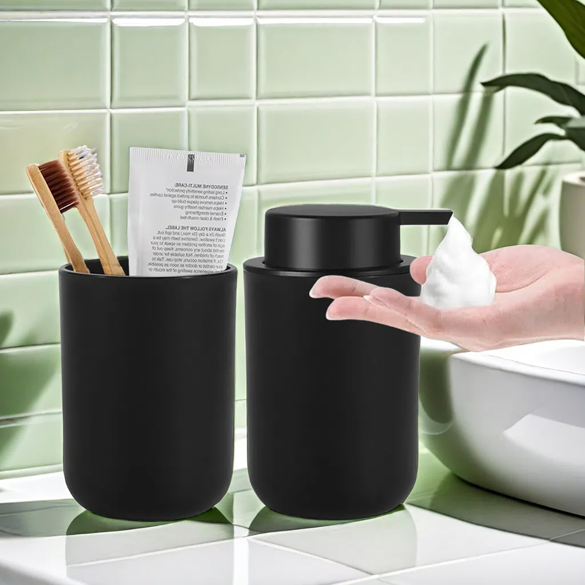 Schiuma per sapone per le mani - Home Bathroom Soap Dispenser recensione e prezzo