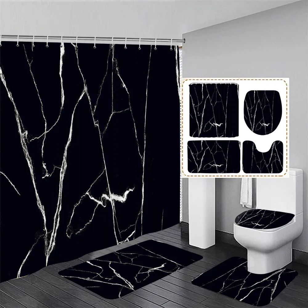 Set di tende da doccia in marm - Shower Curtain Liner recensione e prezzo