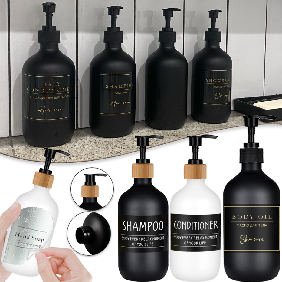 Dispenser di sapone da 500 ml, - Home Bathroom Soap Dispenser recensione e prezzo