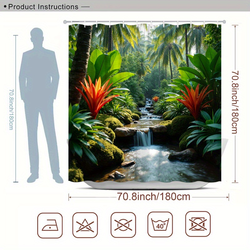 Tenda Doccia Impermeabile con  - Shower Curtain Liner recensione e prezzo