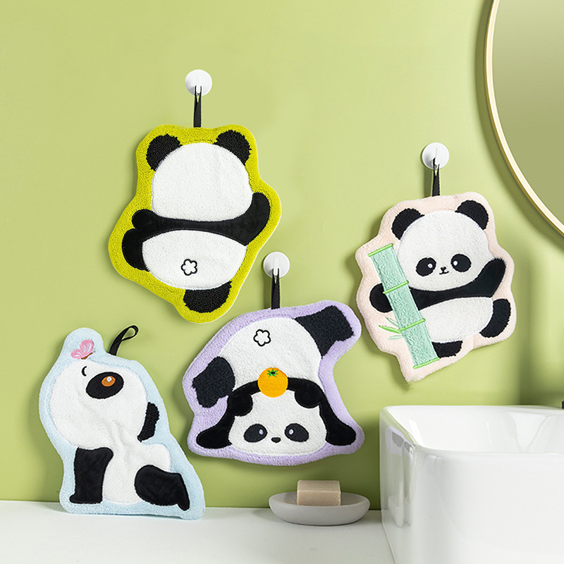 Asciugamano simpatico panda, a - Home Bathroom Towels recensione e prezzo