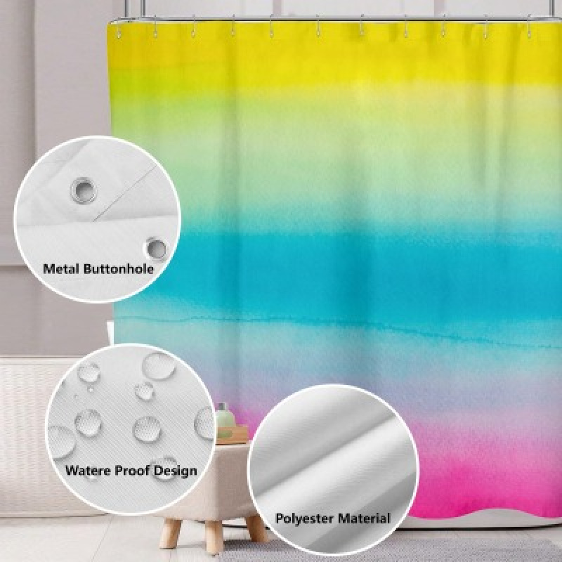 Tenda da doccia geometrica ann - Shower Curtain Liner recensione e prezzo